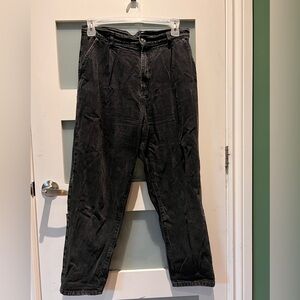 Adjustable asos black jeans